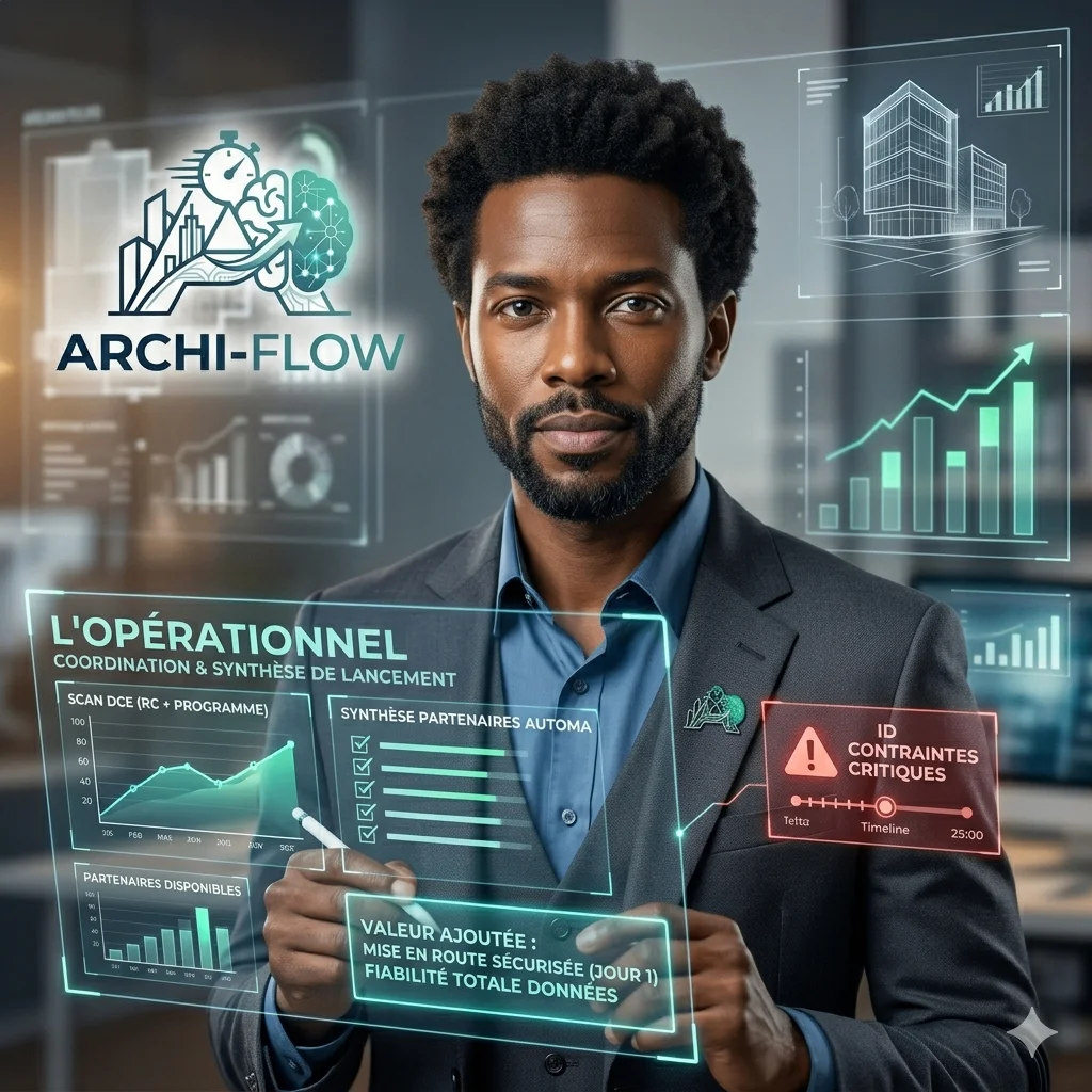 Agent IA analyse DCE CCTP architecture – Le Coordinateur ARCHI-FLOW